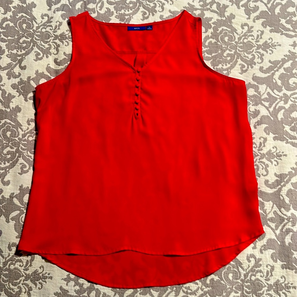 Apt. 9 Dress Tank with Button-Down Front